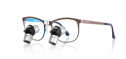 Trial | Ergo 4.0x | Blues | Bronze/Blue | 54-19 | PD 63mm | WD55cm - B2B Eyecare